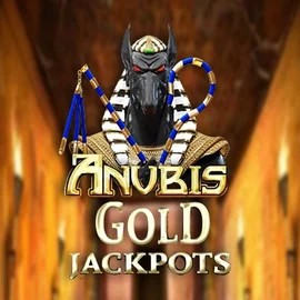 Anubis Gold Jackpots slot logo by Inspired Gaming at Spinbara Casino