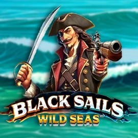 Black Sails Wild Seas online game logo by Infinity Dragon Studios on spinbaracasinos-es.com