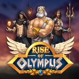 Rise of Olympus slot logo by Play'n GO at Spinbara Casino