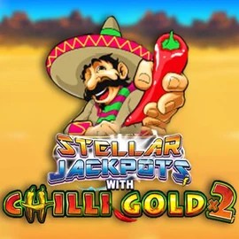 Stellar Jackpots with Chilli Gold x2 logo by Lightning Box Game at Spinbara Casino