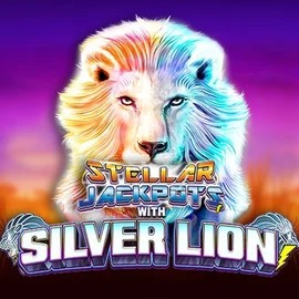 Stellar Jackpots with Silver Lion game by Lightning Box Game – logo hosted on Spinbara Casino