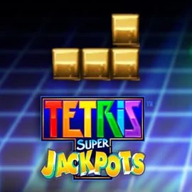 Tetris Super Jackpots casino game by WMS – featured logo at Spinbara Casino
